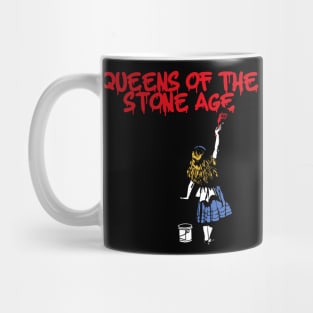 qotsa and red girl Mug